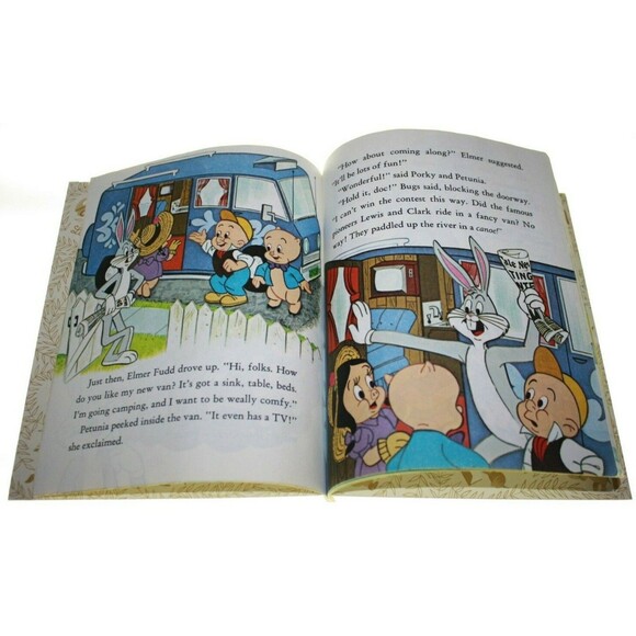 "Bugs Bunny, Pioneer" 1977 Vintage Little Golden Children's Book VGUC - Picture 2 of 3